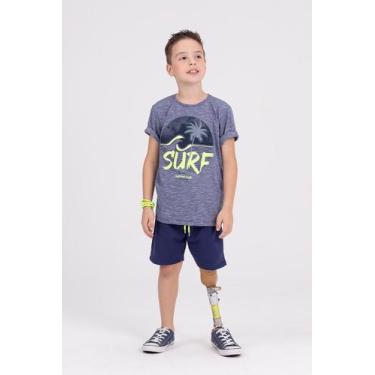 Imagem de Conjunto Infantil Flamê Waves Marinho - Vida Costeira Oficial, 4, Mari