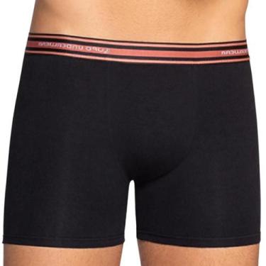 Imagem de Cueca boxer lupo algodão ref:0523 masculino, Preto, GG