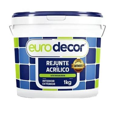 Imagem de Rejunte Acrílico Eurodecor Antimofo Flexível Alta Durabilidade Pronto 