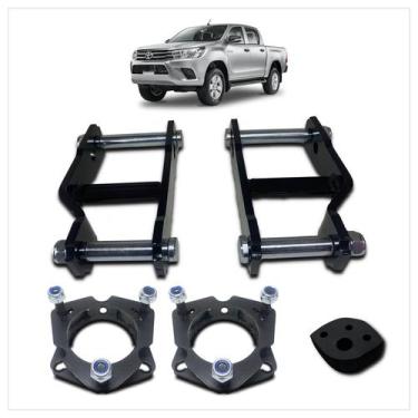 Imagem de Jumelo Elevação 2Polegadas +Kit lift Dianteiro Reforçado Aço - Borfix