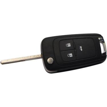 Imagem de Chave Canivete 3 Botoes Universal Automotive Onix prisma s10 sonic cru