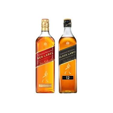 Imagem de COMBO 1 WHISKY JW RED LABEL 1L +  1 WHISKY JW BLACK LABEL 1L