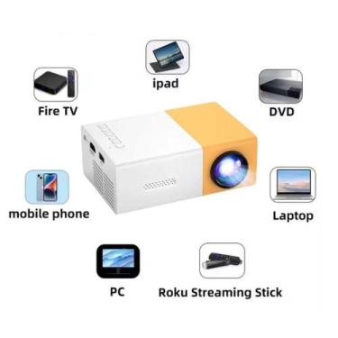 Imagem de Projetor led hdmi full hd 600 lumens multimidia100 polegadas - Yeet