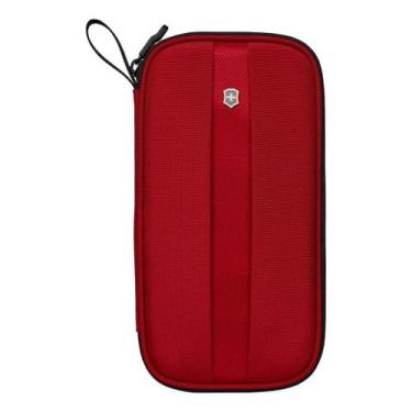 Imagem de Organizador de Documentos para Viagem proteção RFID TRAVEL 5.0 Red Vic
