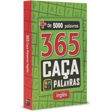 Imagem de 365 Caca Palavras - Ingles  + 5 de mil palavras - PÉ DA LETRA
