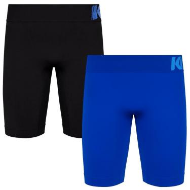 Imagem de Kit 2 Short Térmico Masculino Térmica Microfibra Tecnologia Seamless-Masculino
