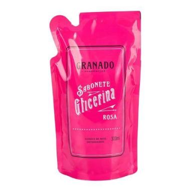 Imagem de Sabonete Líquido Granado Refil 300ml Glicerina Rosa