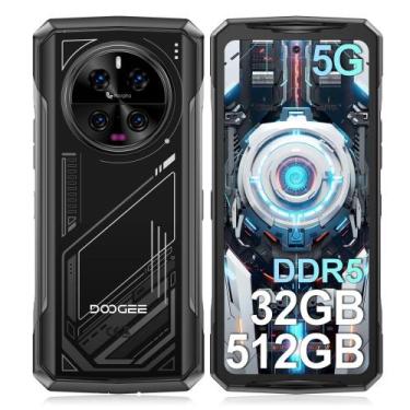 Imagem de Smartphone Doogee V40 5g 32gb Ram 512gb 8680mah, Preto, 512GB