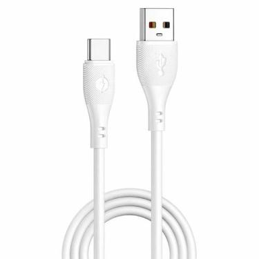 Imagem de Cabo USB Para Tipo C 1M Carregamento Transferência De Dados Cor:Branco