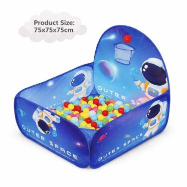 Imagem de Piscina Infantil Com Cesta Astronauta 75x75x75cm Domni