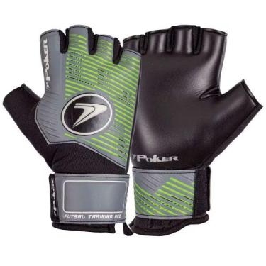 Imagem de Luvas de Goleiro Futsal Poker Training Neo Adulto Preto/Verde