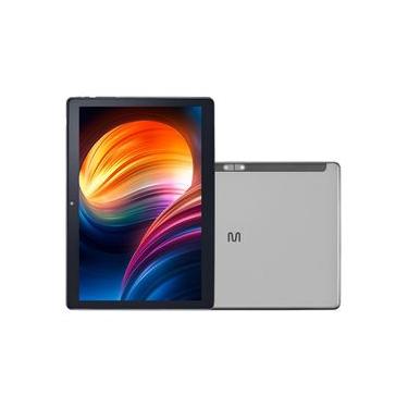 Imagem de Tablet U10 4G 64GB Tela 10.1 Pol. 3GB RAM + Wi-Fi Dual Band com Google Kids Space Android 12 Prata - NB386 NB386