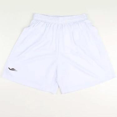 Imagem de Calção Masculino Futebol Elite 1050  P AO GG, Branco, Extra Grande