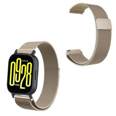 Imagem de Pulseira milanese para Redmi Watch 5 Active - aço inox - Genérica