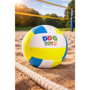 Imagem de Bola de Vôlei Semi Profissional DDG5311 para Lazer e Treinos Recreativos Infantil Texturizada Branco