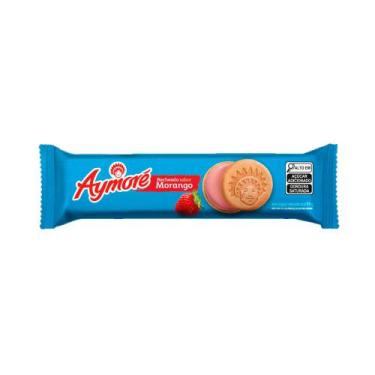 Imagem de Biscoito Aymoré Recheado Morango 86g
