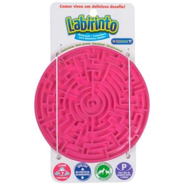 Imagem de Brinquedo e Comedouro Lento para Cachorro e Gatos Labirinto Pet Games 