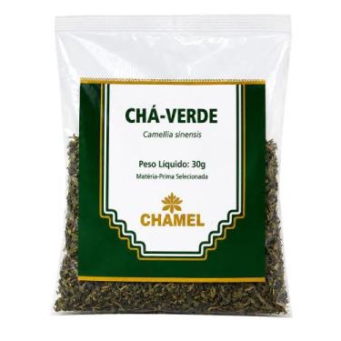 Imagem de Chá Verde Folhas 30g Chamel Camellia Sinensis