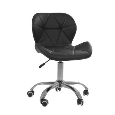 Imagem de Cadeira Office Eiffel Slim com Base Giratória e Ajustável - Preto - Of