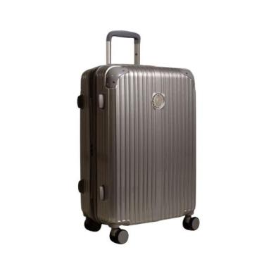 Imagem de Mala De Viagem Média 23 Kg leve rodas duplas 360 Abs+PC unika -, Cinza