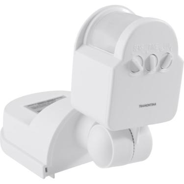 Imagem de Sensor de Presença 360° Articulado com Fotocélula para Área Semi Aberta Branco Tramontina Bivolt