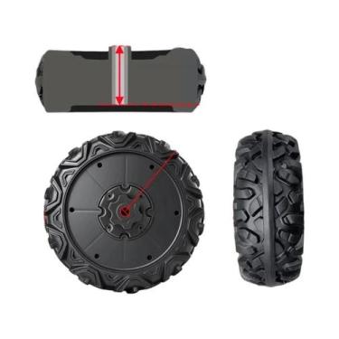Imagem de Pneu De Carro Elétrico Infantil 21CM/25CM/30CM De Borracha Sólida EVA 