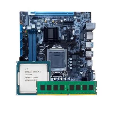 Imagem de KIT UPGRADE INTEL CORE I3 6ª GERAÇÃO + PLACA H110 + DDR4 16GB - TOB CO