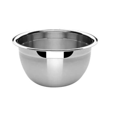 Imagem de Tigela Bowl Multiuso Em Aco Inox 24 Cm - Alem Mar