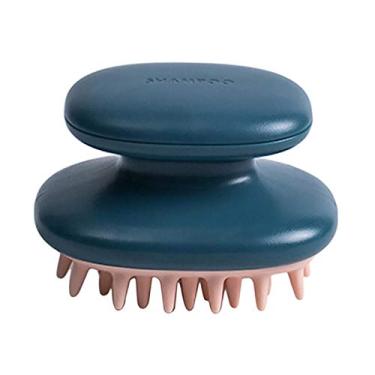 Imagem de KKcare Escova de shampoo para massageador de couro cabeludo de silicone macio escova para cabelos úmidos e secos Escovas de massagem para couro cabeludo Pente para lavar o cabelo Escova de banho