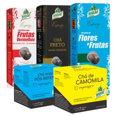 Imagem de 50 Cápsulas compatíveis com Nespresso Barão de Cotegipe, Chá