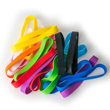 Imagem de Grifiti Band Joes Pacote com 20 cadernos padrão de 17,78 cm, Arte, Cozinhar, Embrulho, Saco de Lenços, Calor, UV, Alianças de borracha de silicone resistentes a produtos químicos