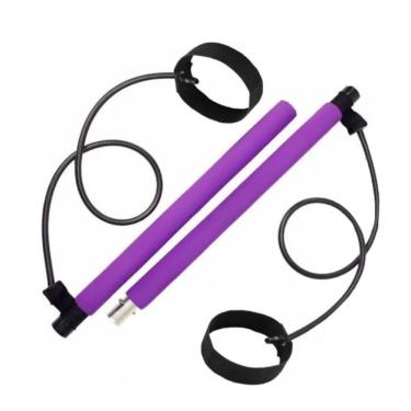 Imagem de Barra Pilates Faixa Resistencia Muscular Exercicio Seca Fit