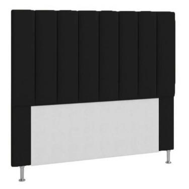 Imagem de Cabeceira Queen Estofada Cancun Preto