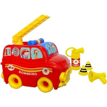 Imagem de Caminhão bombeiro sos resgate - elka brinquedos