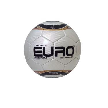 Bola Euro Futebol Campo Futuro Amarela e Preta - Único no Shoptime