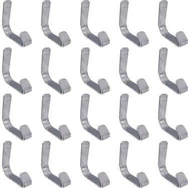 Imagem de Clipe de portão: 1-3/8" Corrente elo Portão de Porta/Painel de Canil Clipe Banda Envolva em torno de Portão ou Armação de Canil para Fixar Corrente Link cerca para emoldurar. Pacote com 20