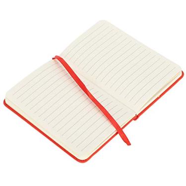Imagem de Caderno A6 3 peças capa dura bloco de notas caderno para escrever diário notas de escritório (vermelho)
