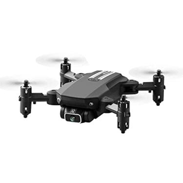 Imagem de SPLD Drone com câmera 4K, mini drone FPV controlado à mão com kit de bateria de acessórios, quadricóptero RC (artefato ao ar livre) (preto 480p)