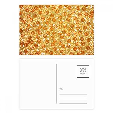 Imagem de Lanches em forma de roda Delicious Food Wallpaper Conjunto de cartão postal de aniversário cartão de agradecimento