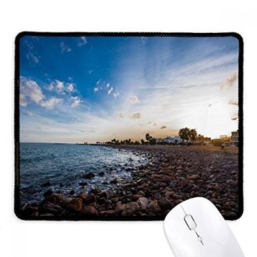 Imagem de Tapete de borracha para jogos Ocean Stone Beach Sea Picture