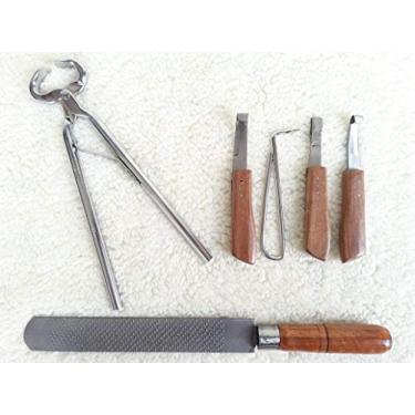 Imagem de Kit Para Ferrador Casqueamento Promoção Ferrar Cavalo