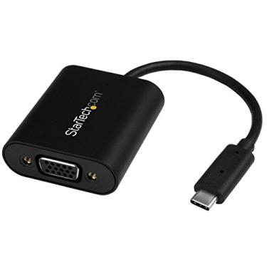 Imagem de Adaptador USB-C para VGA StarTech.com – 1920 x 1200 – Adaptador USB C – Adaptador USB tipo C para VGA monitor/projetor (CDP2VGASA)