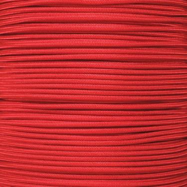 Imagem de Corda Paracord Tática de Náilon de 5 Fios West Coast 275-LB Resistência à tração – 2,38 mm, Imperial Red, 10 Feet