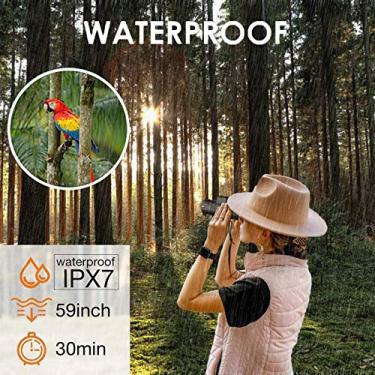Imagem de Telescópio monocular, prisma de alta potência BAK4 com zoom de 10-30x50, com suporte telescópico, suporte para smartphone e tripé, para acampamento de observação de pássaros