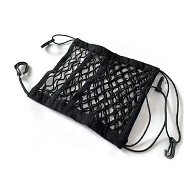 Imagem de Malha para carro Organizador Assento Traseiro Rede Bolsa Barreira do banco traseiro Crianças Crianças Pet Dog Tecido Suporte para bolsa Bolsa de armazenamento para carro Bolsa