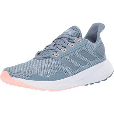 Imagem de adidas Tênis de corrida feminino Duramo 9, Cinza/Cinza/Cinza, 9.5