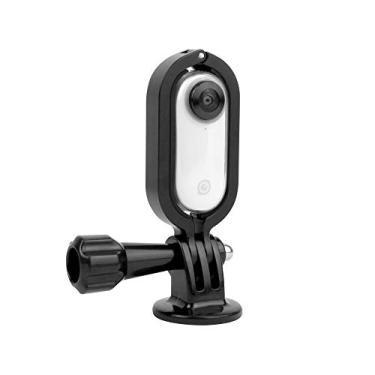 Imagem de DAGIJIRD Metal 1/4" Aluminium Alloy Frame Protective Case Adapter Camera Mount Case Holder 1/4" Thread for Insta 360 Go