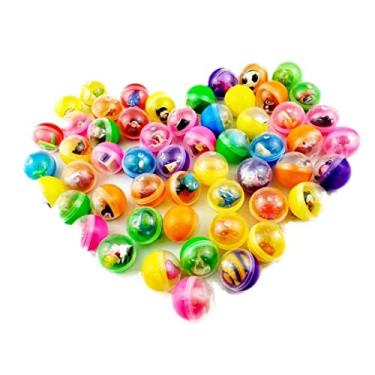 Imagem de DAGIJIRD Empty Clear-Colored Round Capsules 32mm 100PCS Capsule for Vending Machine