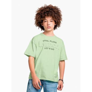 Imagem de Infantil - Camiseta Meia Malha Menino Lemon Verde Claro  menino