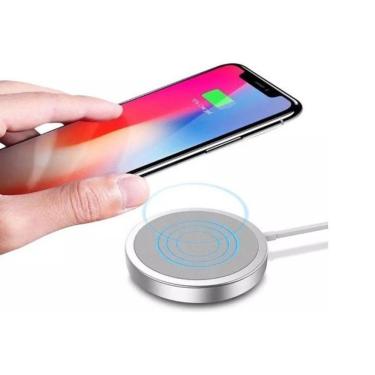 Imagem de Carregador Wireless Sem Fio Indução Para Iphone 14 Pro Max